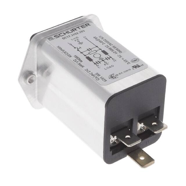 DC12.3102.203 SCHURTER Inc.  Moduli di ingresso alimentazione (PEM)